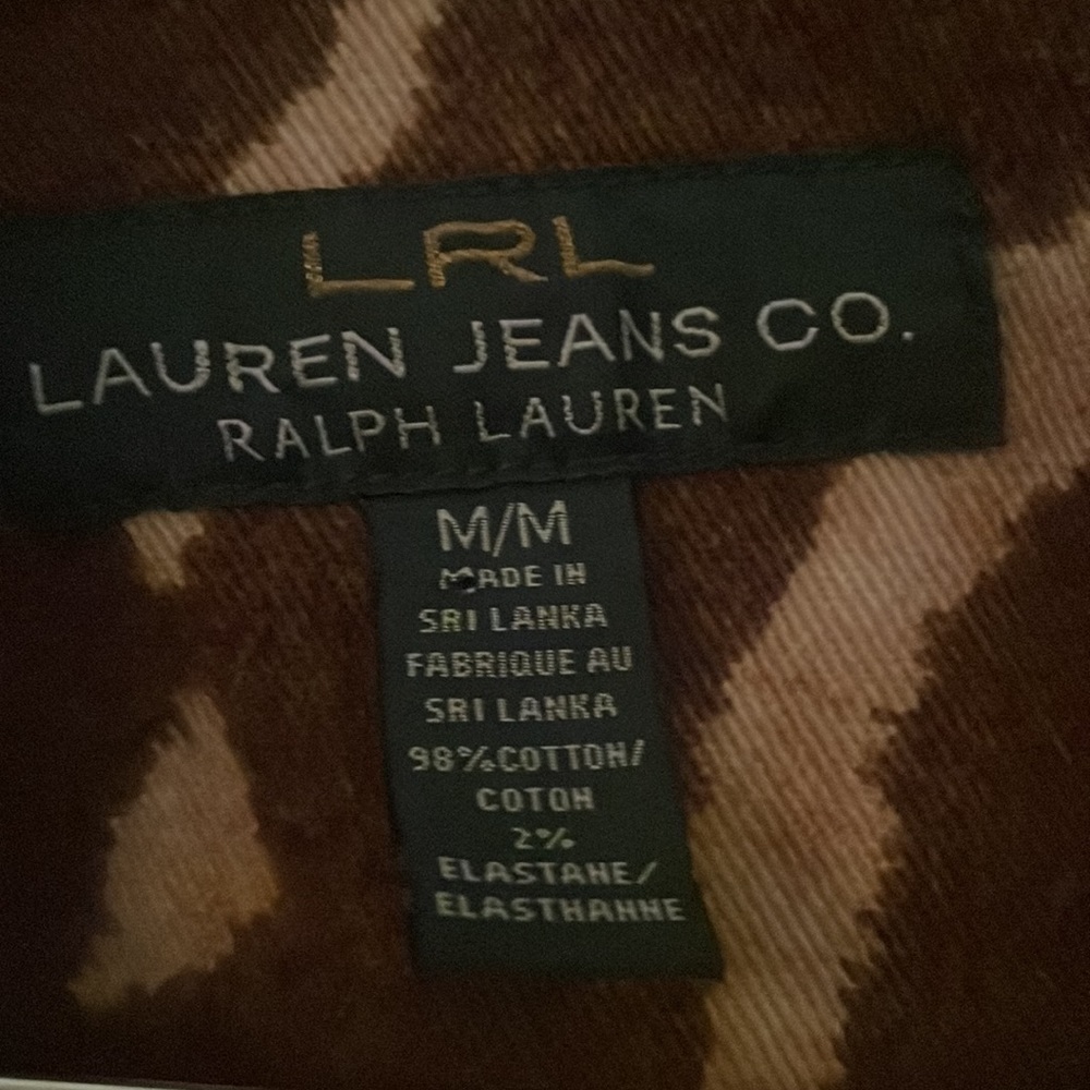 Lauren Ralph Lauren Animal Print Denim Jacket - Picture 4 of 6